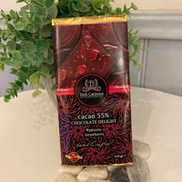 Deli Carpous - 55% mörk choklad med jordgubb