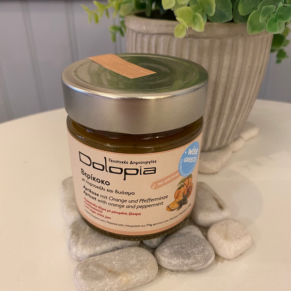 Dolopia - Aprikos marmelad med apelsin och mynta